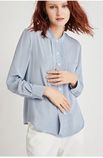 春日丝语 施悦名2019春季新款重磅桑蚕丝衬衫，以纯粹质感定义优雅衣橱